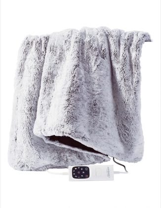 Sunbeam Perfect Faux Fur Heated Throw