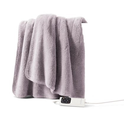 Sunbeam Perfect Sherpa Fleece Heated Throw